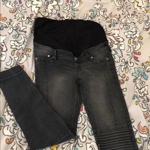 H&M Skinny Ankle Maternity High Rib Pants